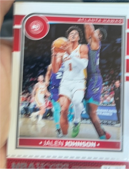 2024-25 Panini Hoops #205 Jalen Johnson — front