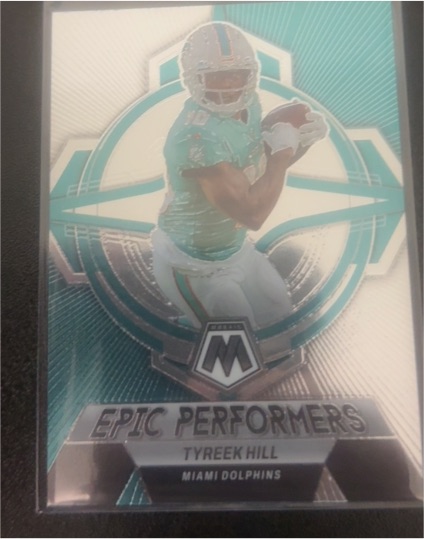 2023 Panini Mosaic Epic Performers #EP-TH Tyreek Hill — front