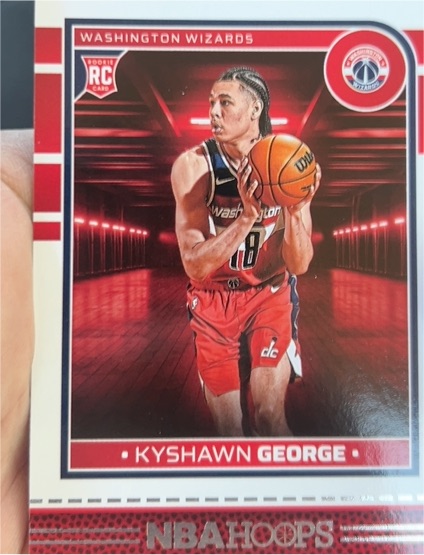 2024-25 Panini NBA Hoops #254 Kyshawn George — front