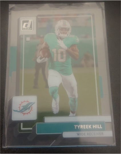 2022 Donruss Clearly #31 Tyreek Hill — front