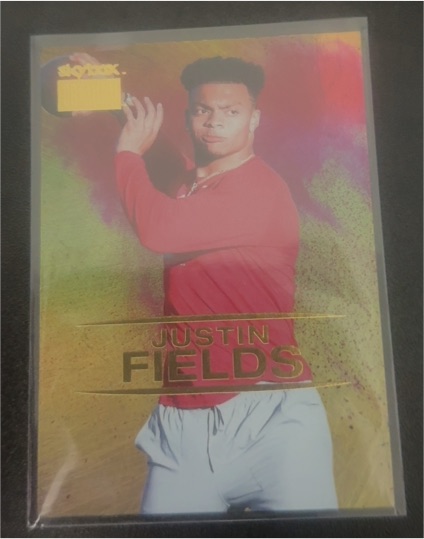 2021 Skybox Metal Universe Champions #S-13 Justin Fields — front