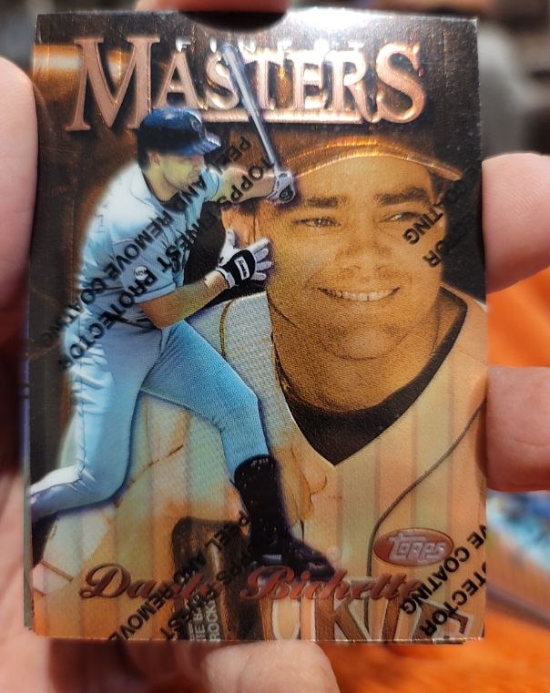 1997 Topps Finest Masters #155 Dante Bichette — front