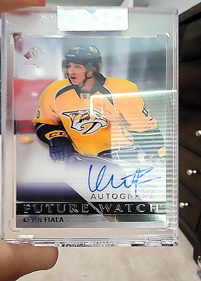 2022-23 Upper Deck Clear Cut #RA-KF Kevin Fiala Rookie Auto Future Watch — front