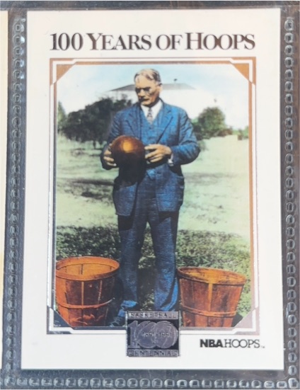 1991-92 Hoops #CC1 James Naismith — front