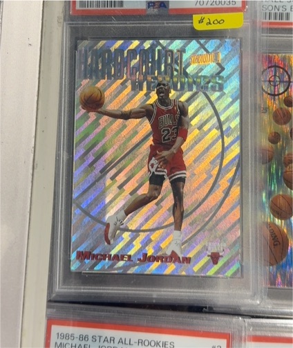 1997-98 Topps Stadium Club Hardcourt Heroics #H1 Michael Jordan — front