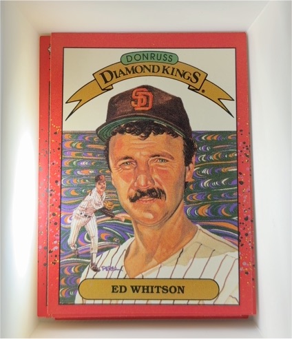 1990 Donruss Diamond Kings #26 Ed Whitson — front