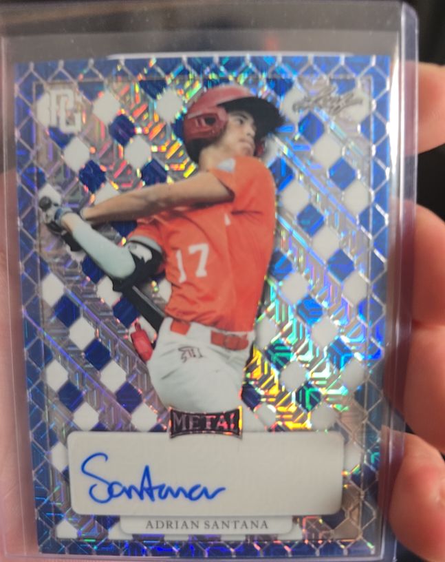 2022 Leaf Perfect Game Metal #MA-AS1 Adrian Santana — front