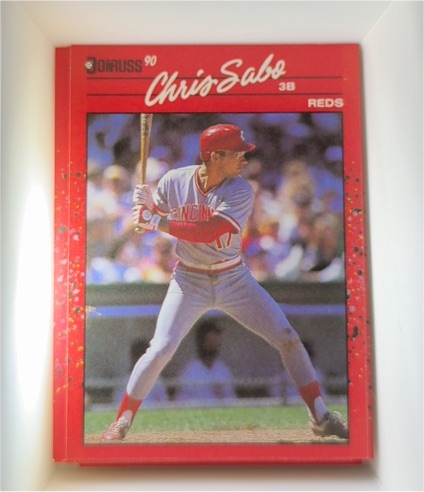 1990 Donruss #242 Chris Sabo — front