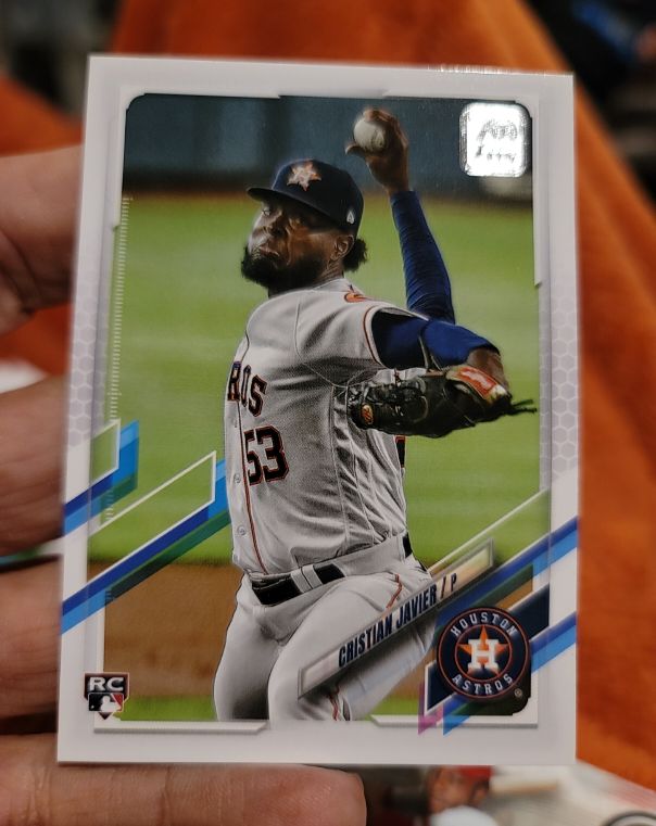 2021 Topps #183 Cristian Javier — front