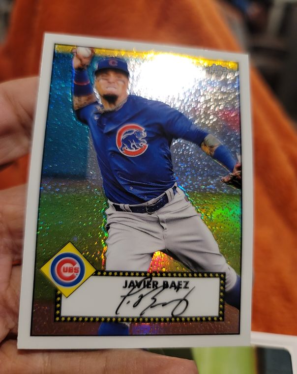 2021 Topps 1952 Redux #TC52-4 Javier Baez — front