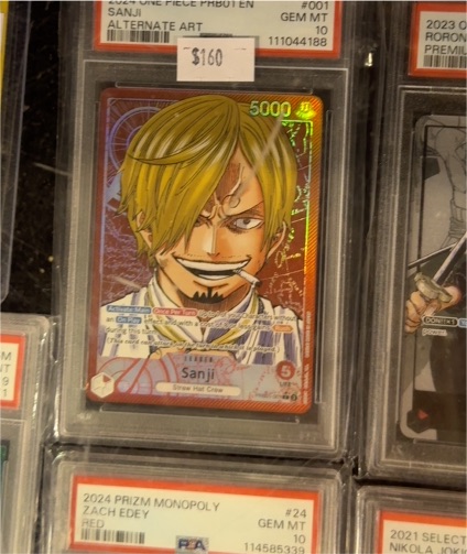 2024 Premium Booster PRB01-001 Sanji Alternate Art — front