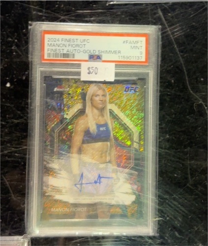 2024 Topps Finest UFC #FA-MFT Manon Fiorot Finest Auto Gold Shimmer — front