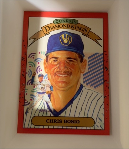 1990 Donruss Diamond Kings #20 Chris Bosio — front