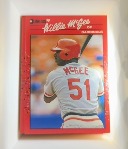 1990 Donruss #632 Willie McGee — front