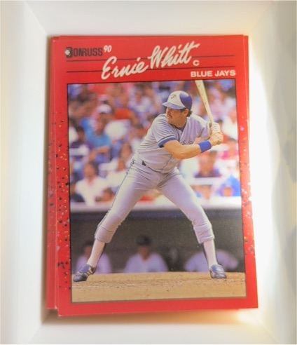 1990 Donruss #385 Ernie Whitt — front
