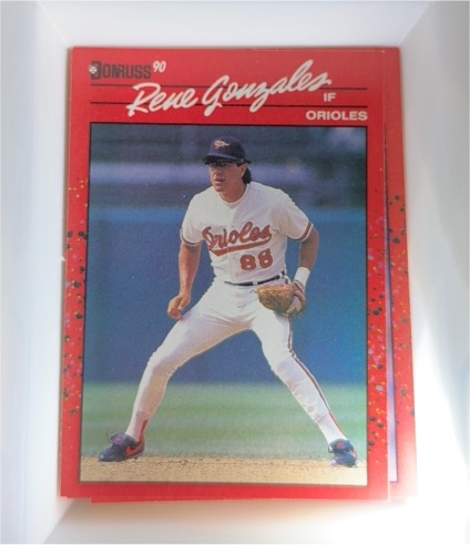 1990 Donruss #401 Rene Gonzales — front