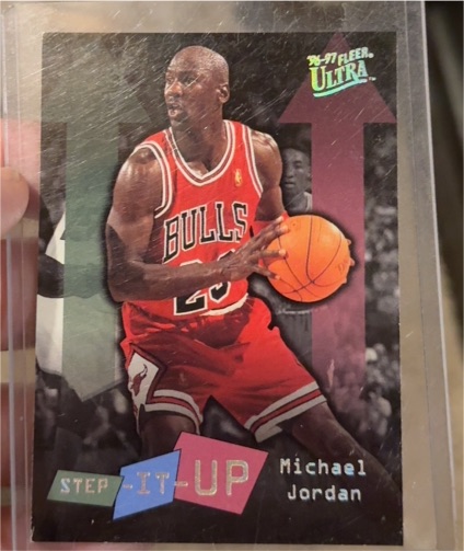 1996-97 Fleer Ultra Step It Up #280 Michael Jordan — front