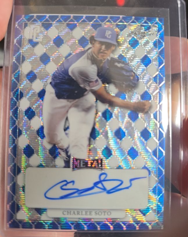 2022 Leaf Perfect Game Metal #Charlee Soto — front