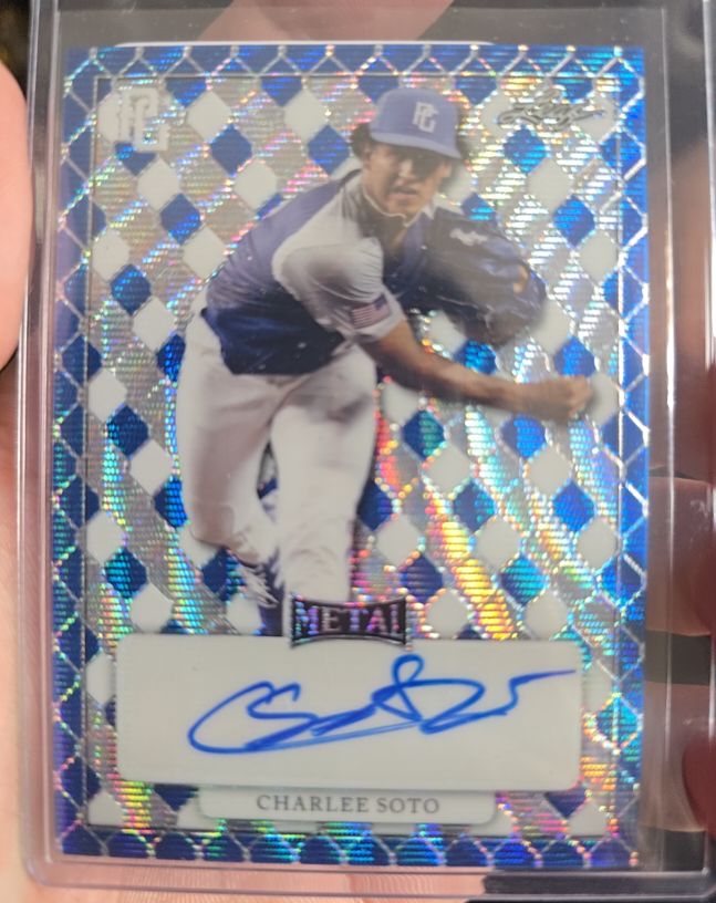 2022 Leaf Metal Perfect Game #3/5 Charlee Soto — front
