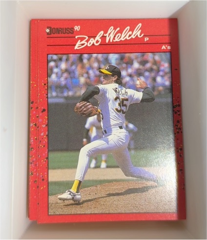 1990 Donruss #332 Bob Welch — front