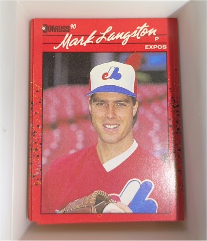 1990 Donruss #338 Mark Langston — front