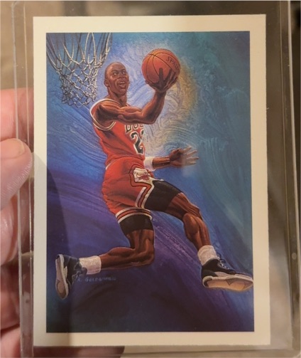 1990 NBA Hoops #358 Michael Jordan — front