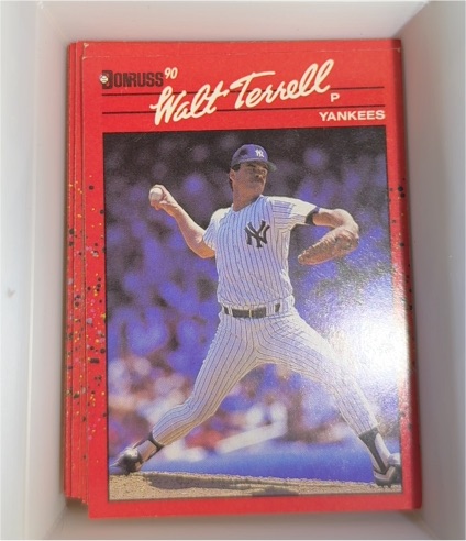 1990 Donruss #309 Walt Terrell — front