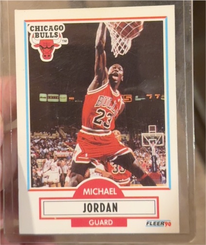 1990-91 Fleer #26 Michael Jordan — front