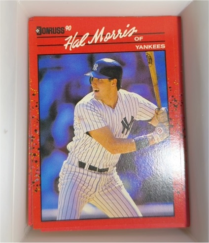 1990 Donruss #90 Hal Morris — front