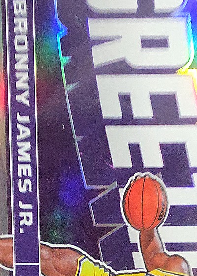 2024-25 Panini NBA Hoops Rookie Greetings Bronny James Jr. — front