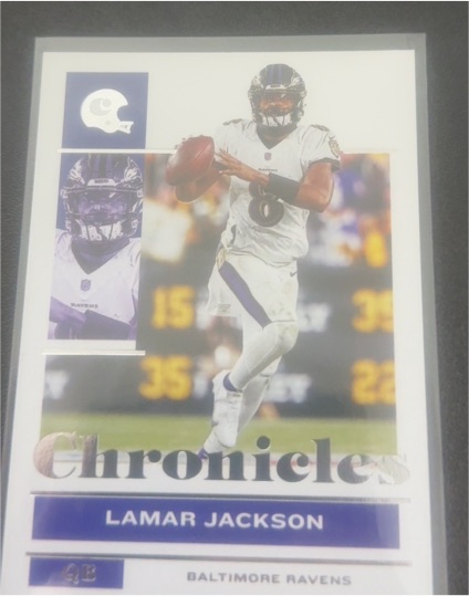 2021 Panini Chronicles #7 Lamar Jackson — front