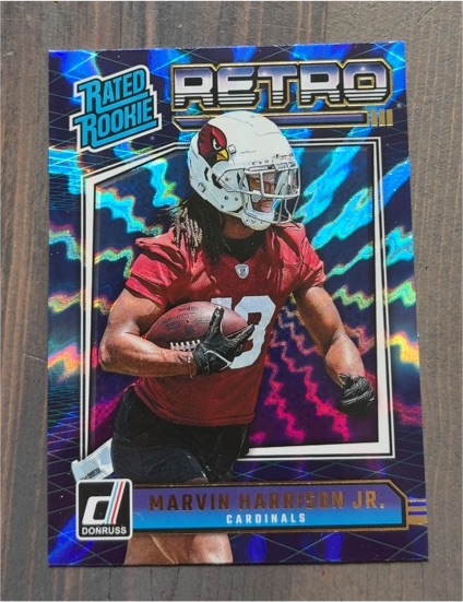 2024 Panini Donruss #4 Marvin Harrison Jr. Rated Rookie Retro — front