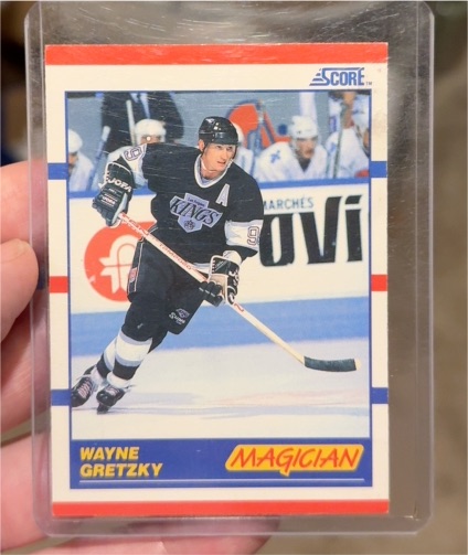 1990-91 Score #338 Wayne Gretzky Magician — front