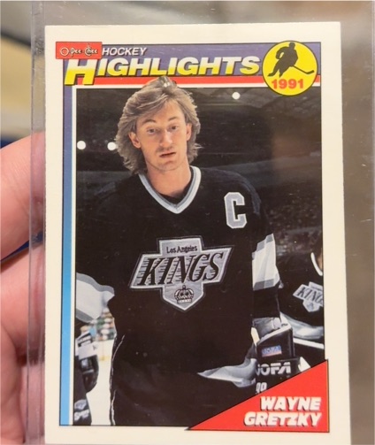 1991-92 O-Pee-Chee #524 Wayne Gretzky — front