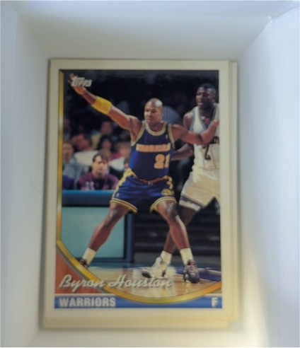 1993-94 Topps #309 Byron Houston — front