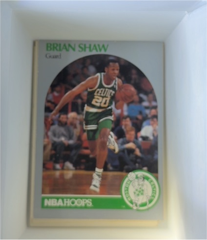 1990-91 NBA Hoops #48 Brian Shaw — front