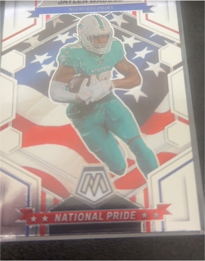2023 Panini Mosaic #269 Jaylen Waddle National Pride — front