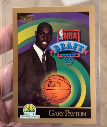 1990-91 Skybox #365 Gary Payton — front