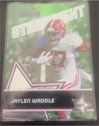 2021 Wild Card Alumination #SB-15 Jaylen Waddle — front