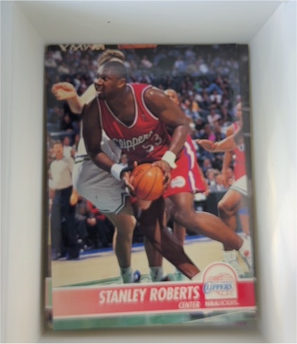 1993 NBA Hoops #33 Stanley Roberts — front