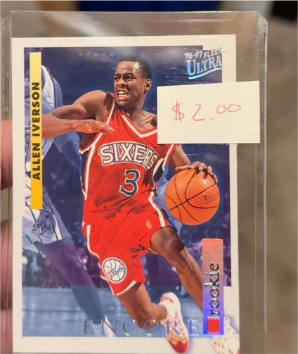 1996 Fleer Ultra #270 Allen Iverson — front