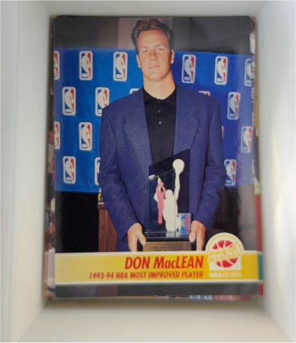 1994-95 NBA Hoops #265 Don MacLean — front