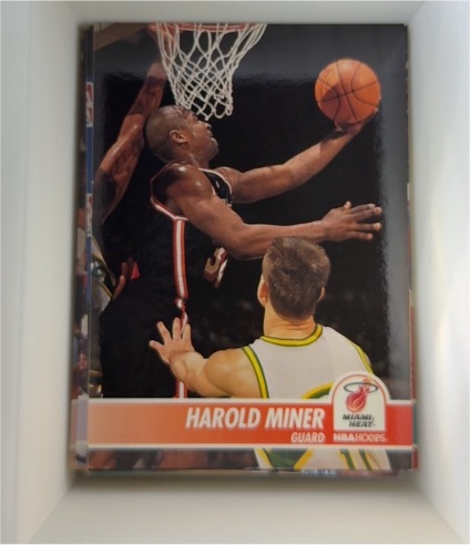 1994 NBA Hoops #110 Harold Miner — front