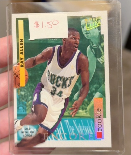 1996-97 Fleer Ultra #265 Ray Allen Rookie Encore — front