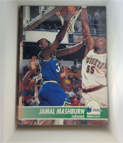 1994-95 NBA Hoops #46 Jamal Mashburn — front