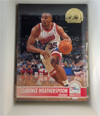 1994-95 Hoops #164 Clarence Weatherspoon — front