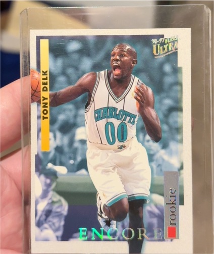 1996-97 Fleer Ultra Encore #269 Tony Delk Rookie Charlotte Hornets — front