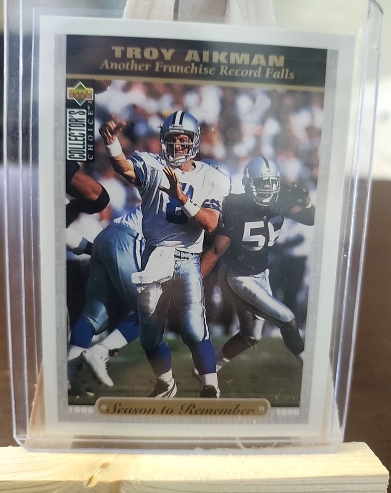 1996 Upper Deck Collector's Choice #53 Troy Aikman — front