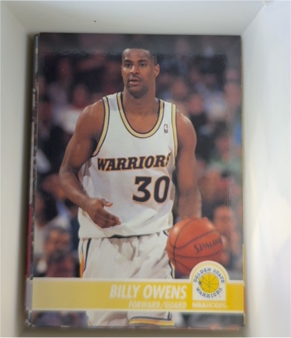 1994-95 Hoops #69 Billy Owens Golden State Warriors — front