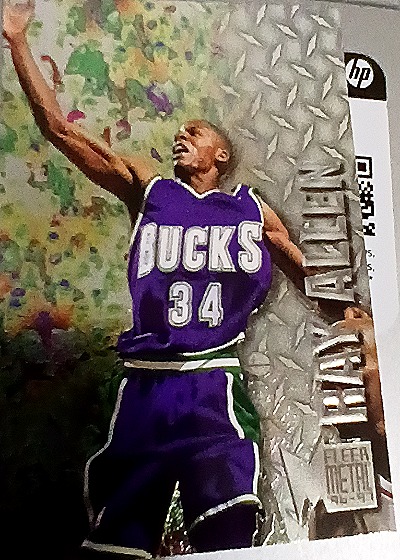 1996-97 Fleer Metal #186 Ray Allen — front